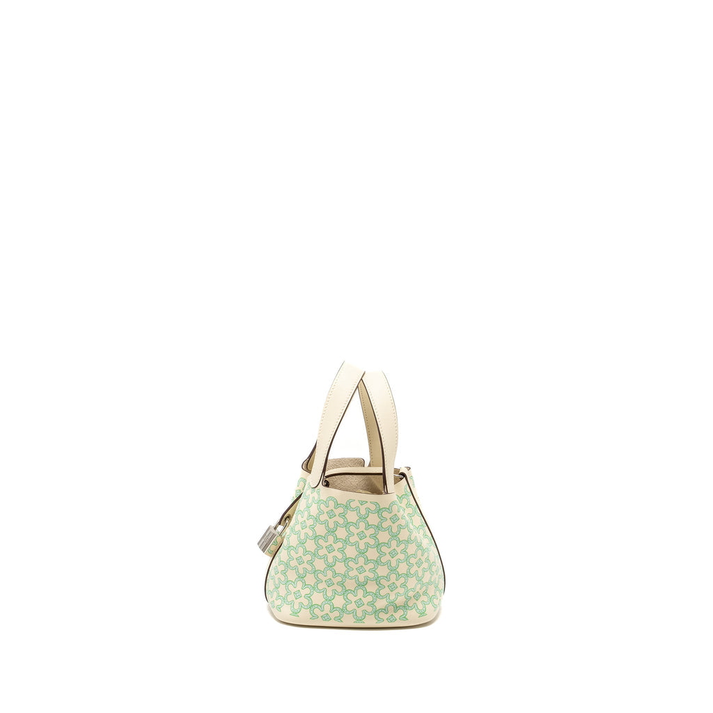 HERMES LUCKY DAISY MICRO PICOTIN SWIFT NATA-VERT-BLANC SHW