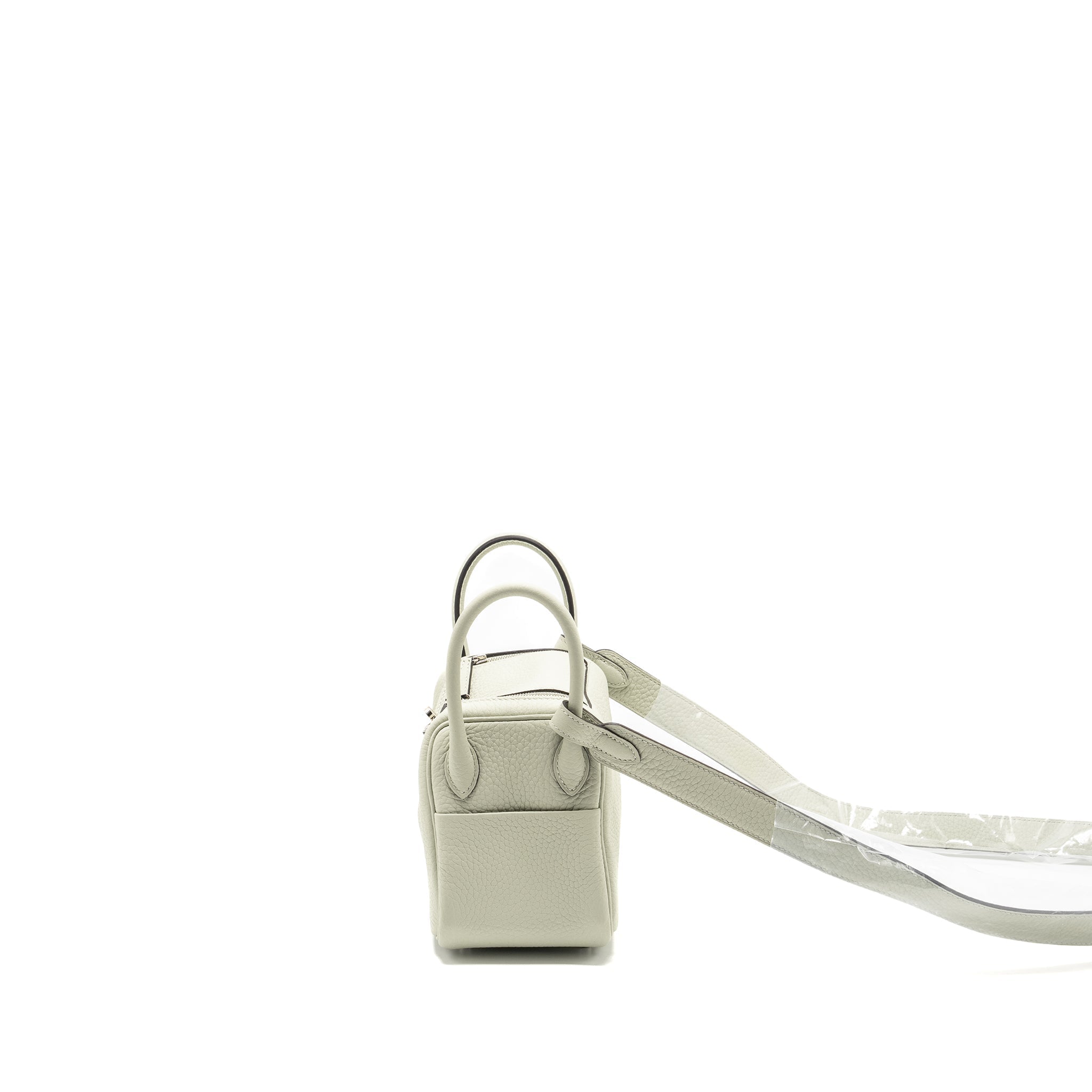 HERMES MINI LINDY CLEMENCE GRIS NEVE SHW