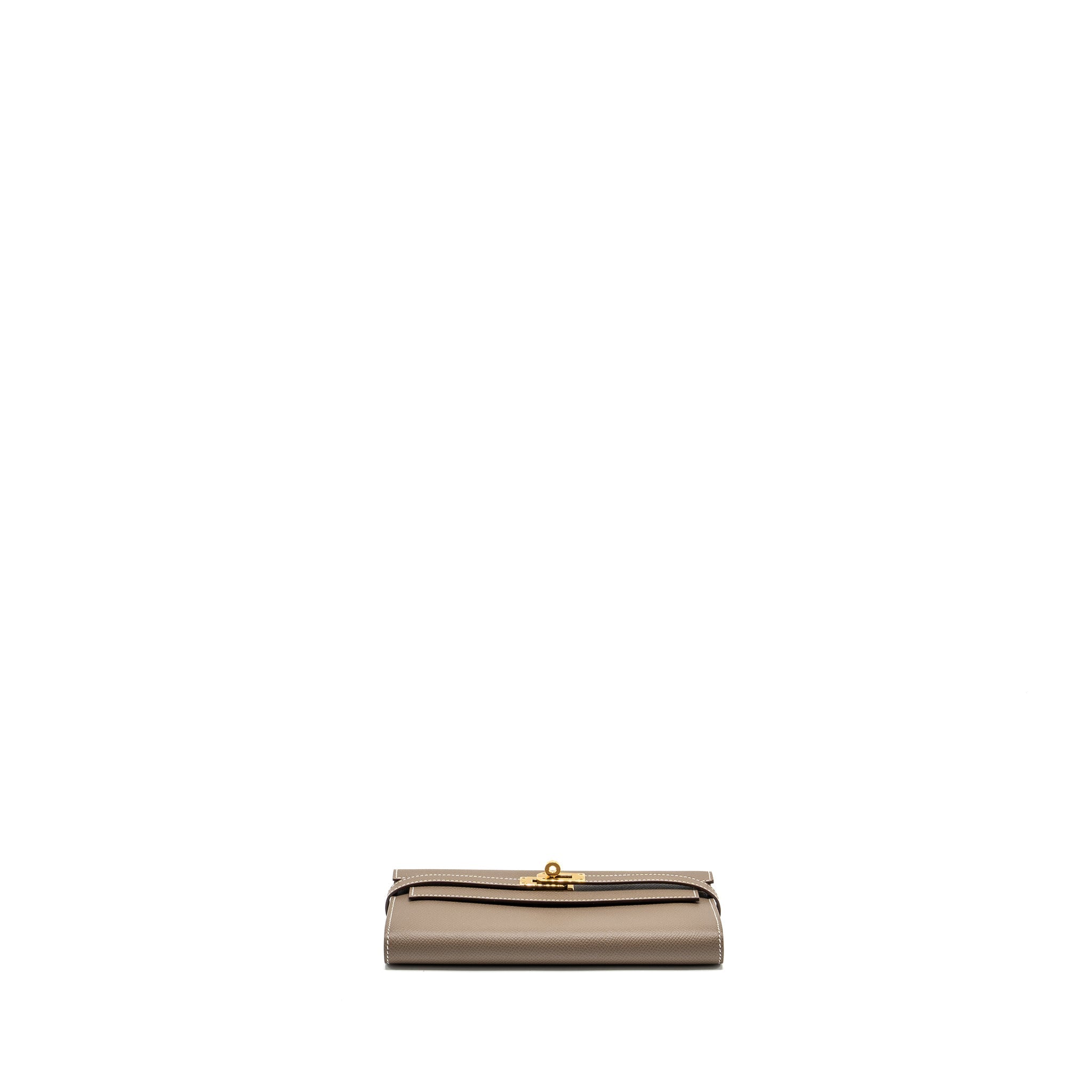 HERMES KELLY LONG WALLET EPSOM ETOUPE GHW