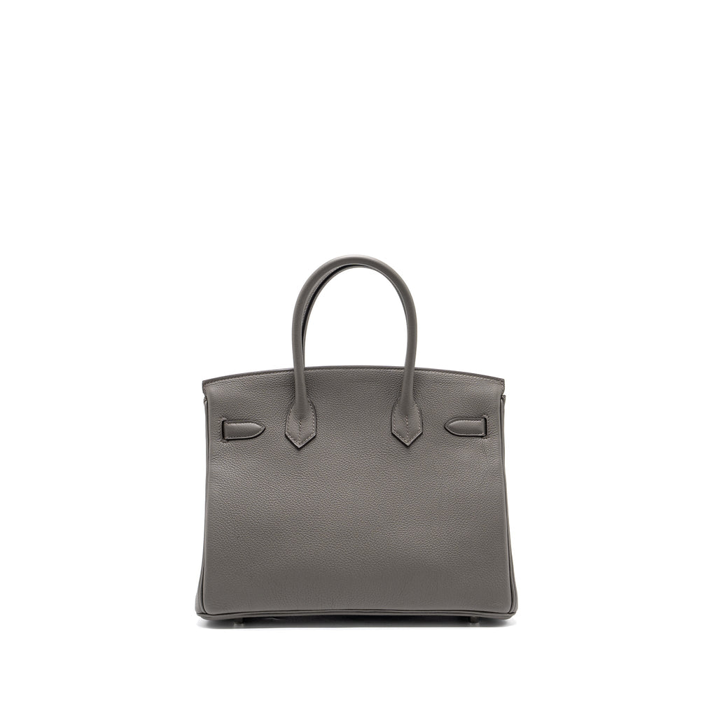 HERMES BIRKIN 30 TOGO GRIS MEYER SHW
