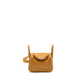 HERMES MINI LINDY SWIFT SESAME/ LIME SHW