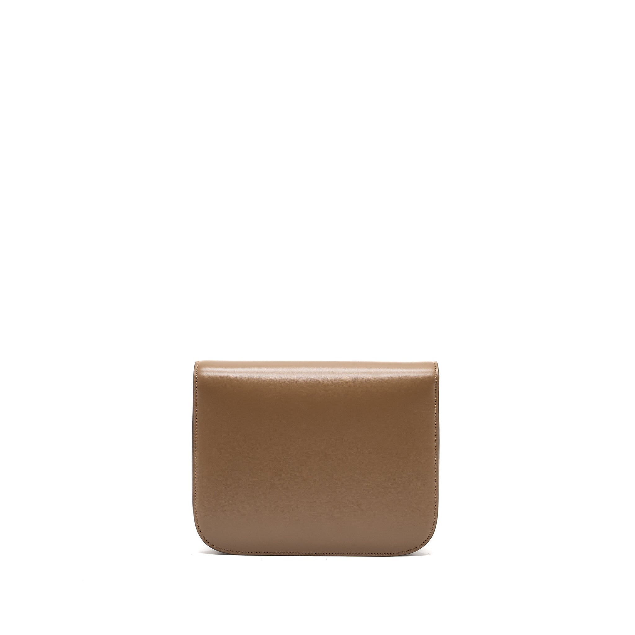 CELINE MEDIUM CLASSIC BOX BAG CALFSKIN BEIGE GHW