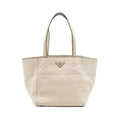 PRADA TOTE BAG CALFSKIN WHITE GHW