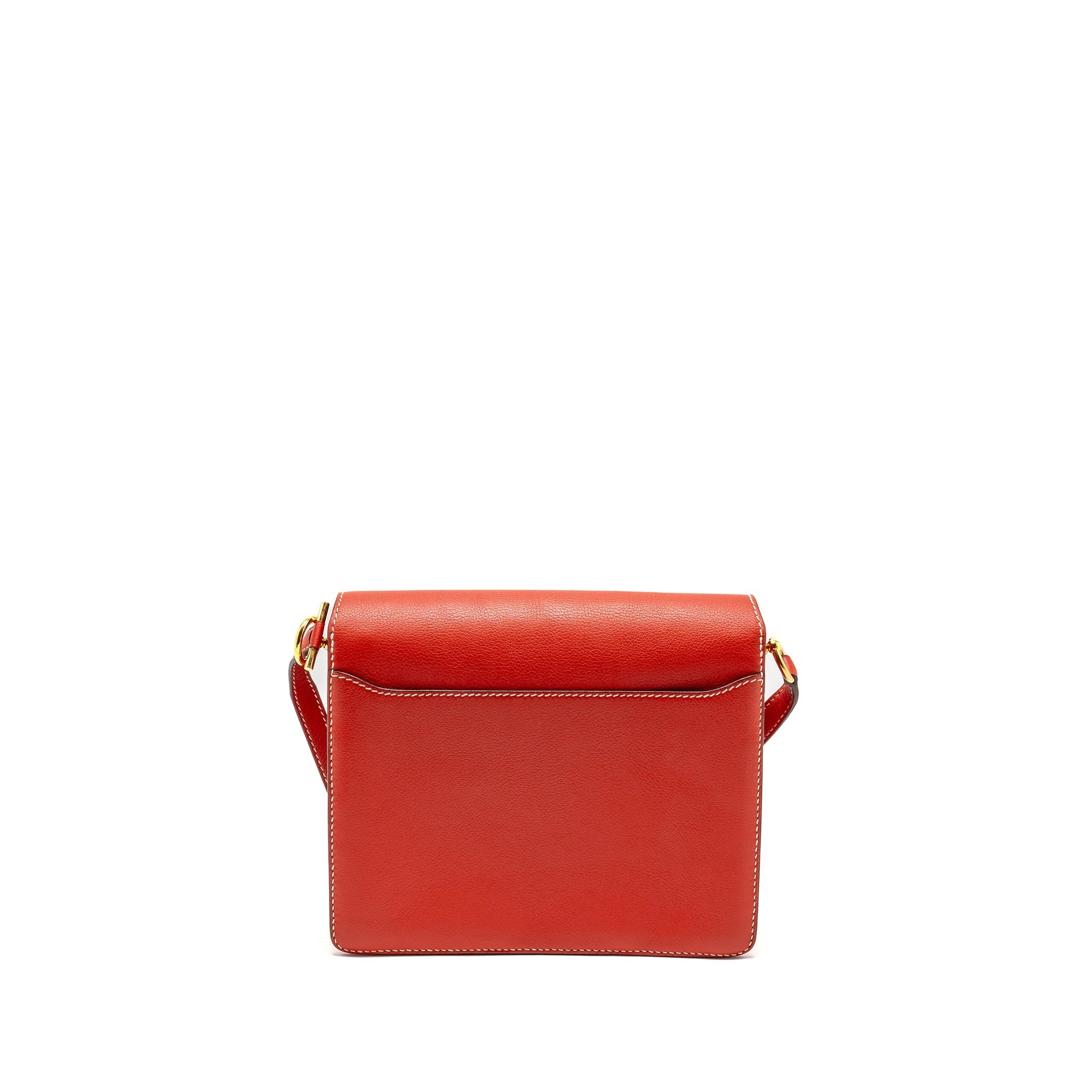 HERMES ROULIS 23 EVERCOLOR ROUGE TOMATE GHW