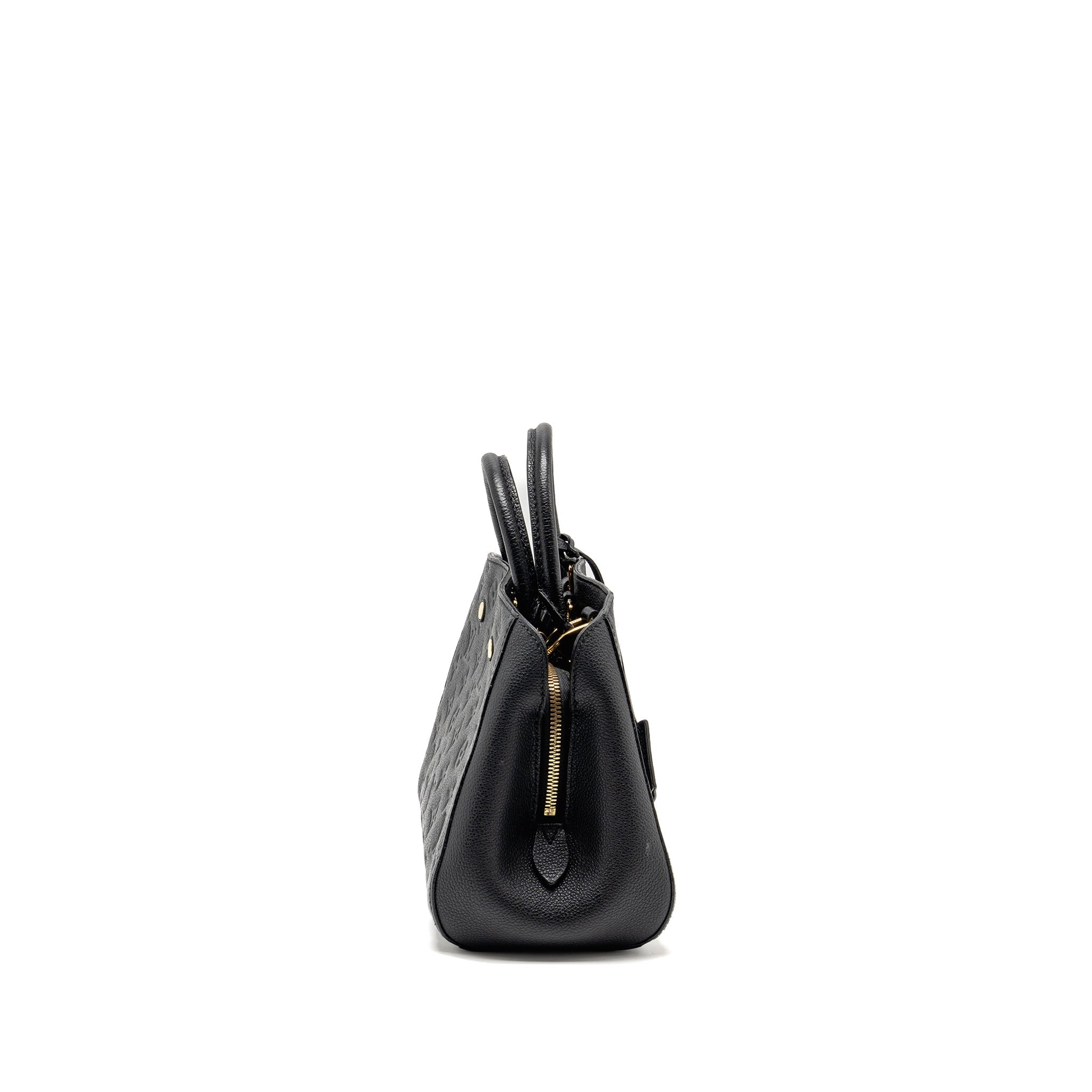 LOUIS VUITTON MONTAIGNE BB MONOGRAM EMPREINTE BLACK GHW