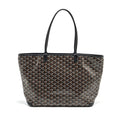 GOYARD ARTOIS MM TOTE GOYARDLINE CANVAS / CALFSKIN BLACK SHW