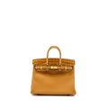 HERMES BIRKIN 25 TOUCH CROCODILE NILOTICUS/TOGO CARAMEL/TABAC CAMEL GHW