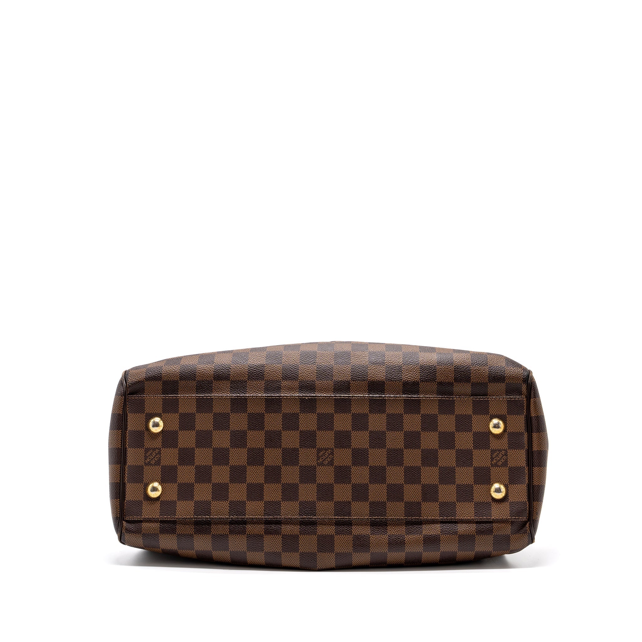 LOUIS VUITTON TREVI GM HANDBAG DAMIER EBENE GHW