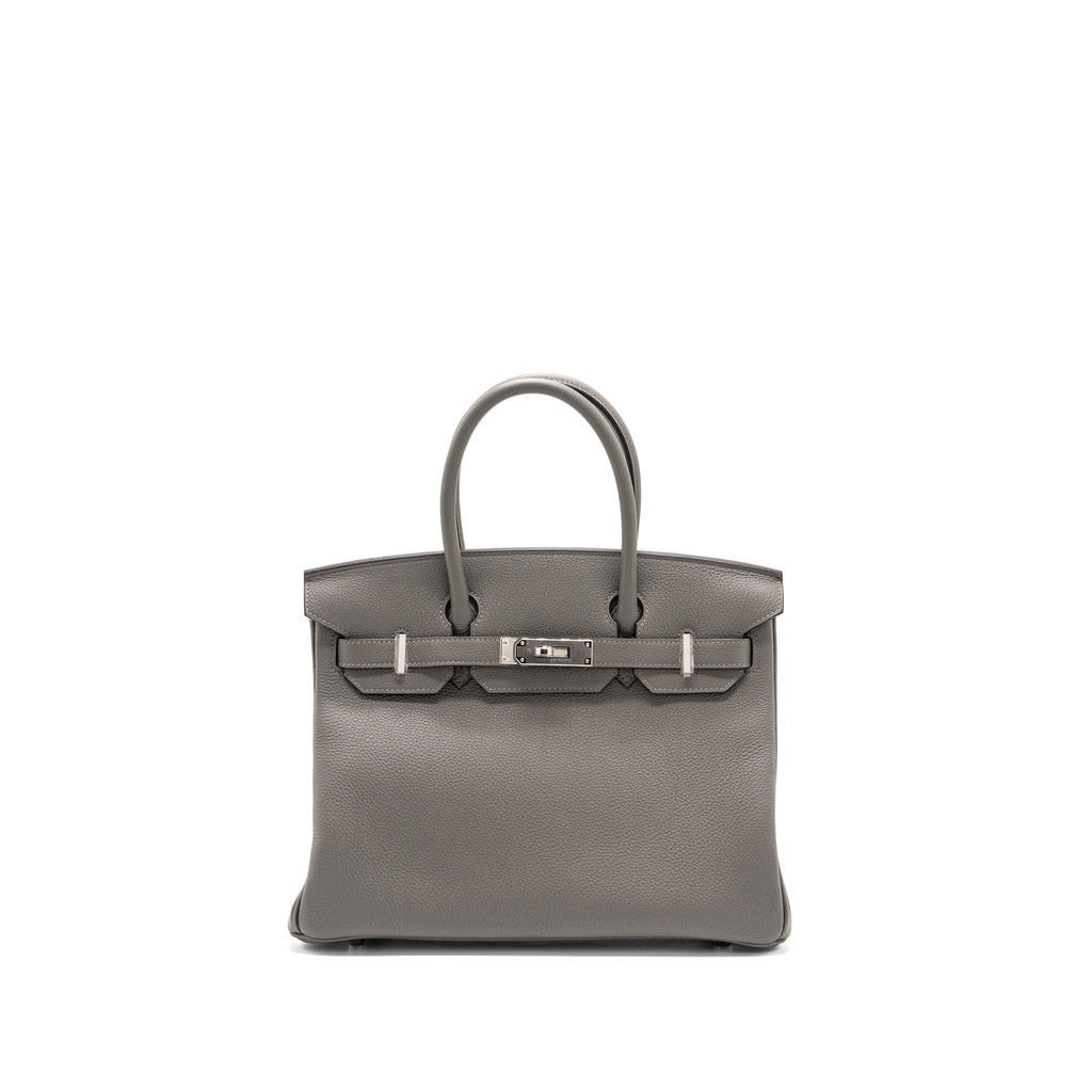 HERMES BIRKIN 30 TOGO GRIS MEYER SHW