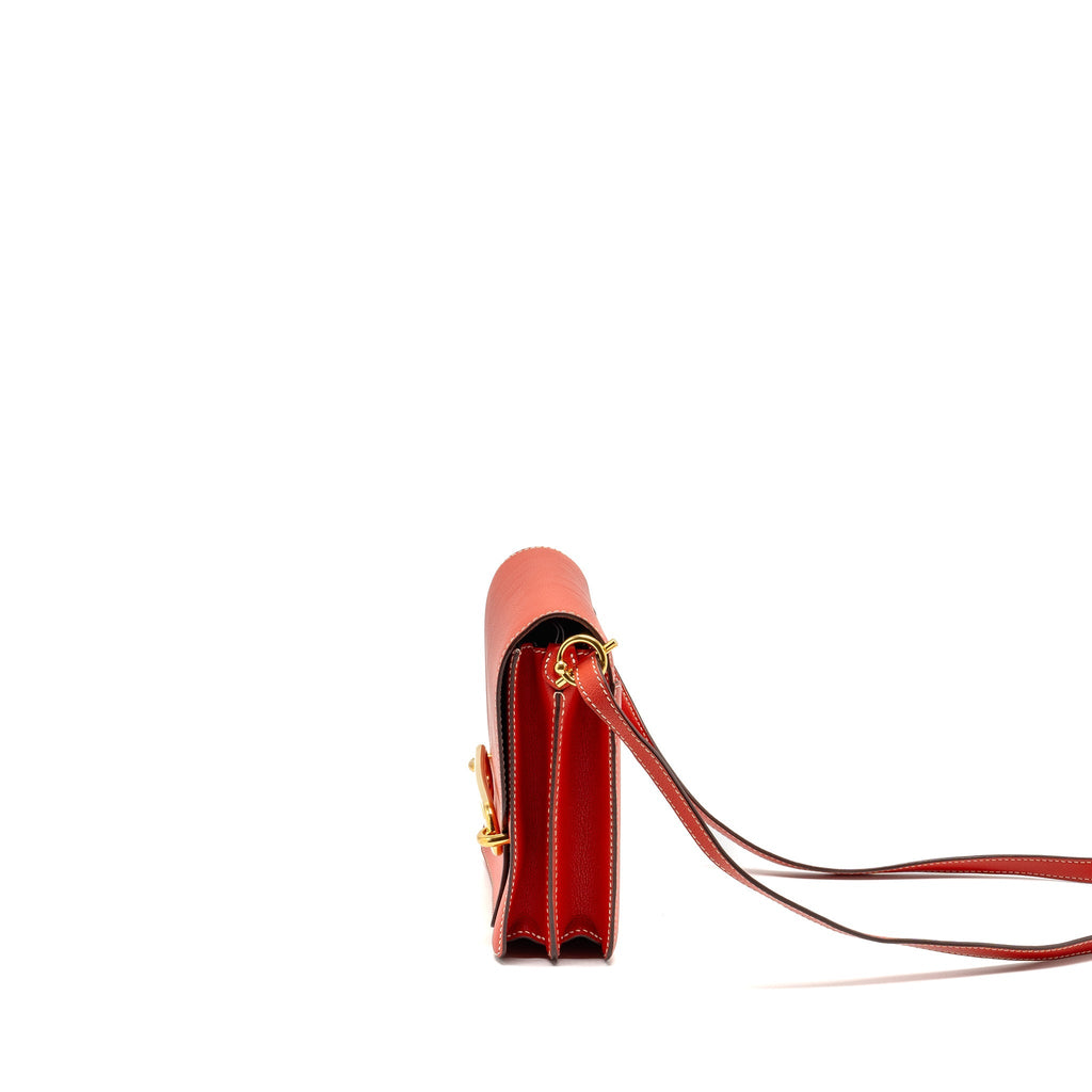 HERMES ROULIS 23 EVERCOLOR ROUGE TOMATE GHW