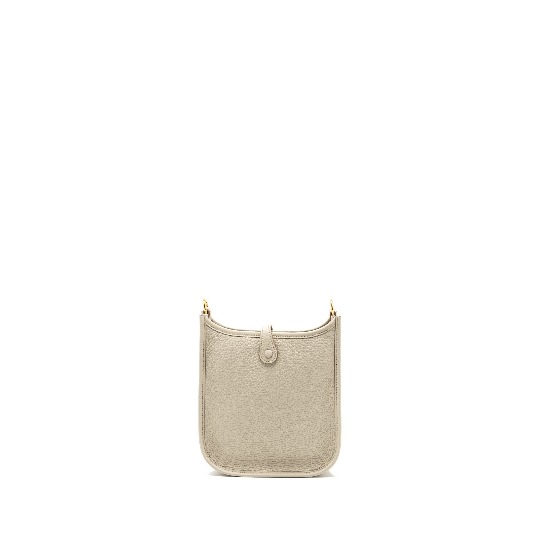 HERMES MINI EVELYN CLEMENCE BETON GHW