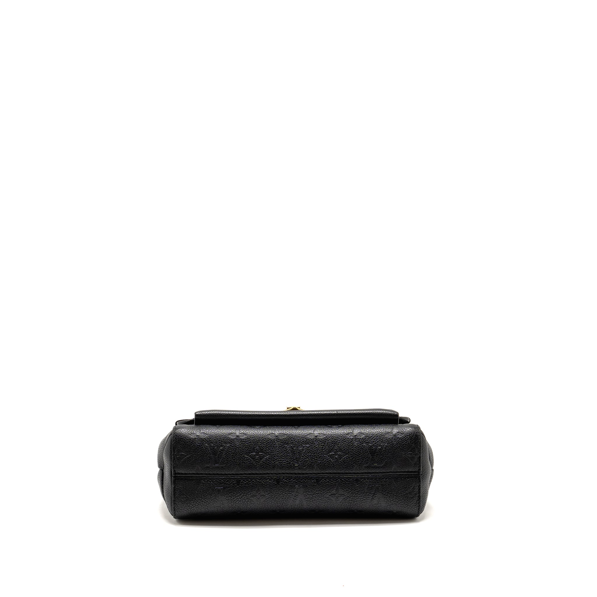 LOUIS VUITTON VAVIN PM MONOGRAM EMPREINTE LEATHER BLACK GHW