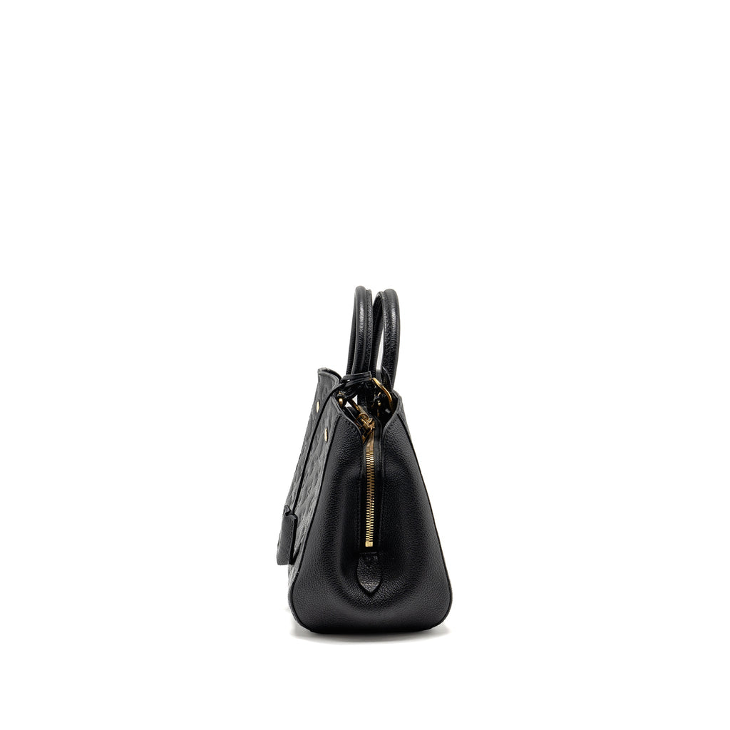 LOUIS VUITTON MONTAIGNE BB MONOGRAM EMPREINTE BLACK GHW