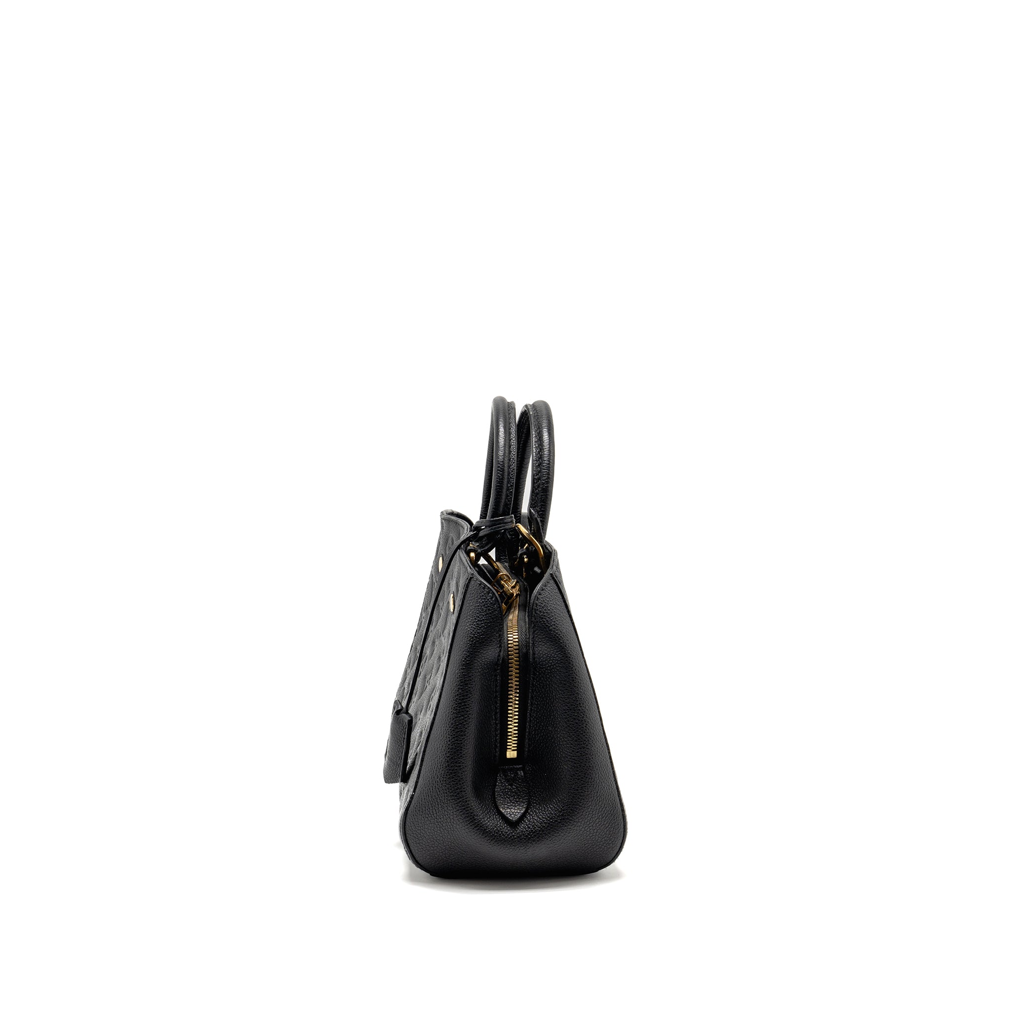 LOUIS VUITTON MONTAIGNE BB MONOGRAM EMPREINTE BLACK GHW