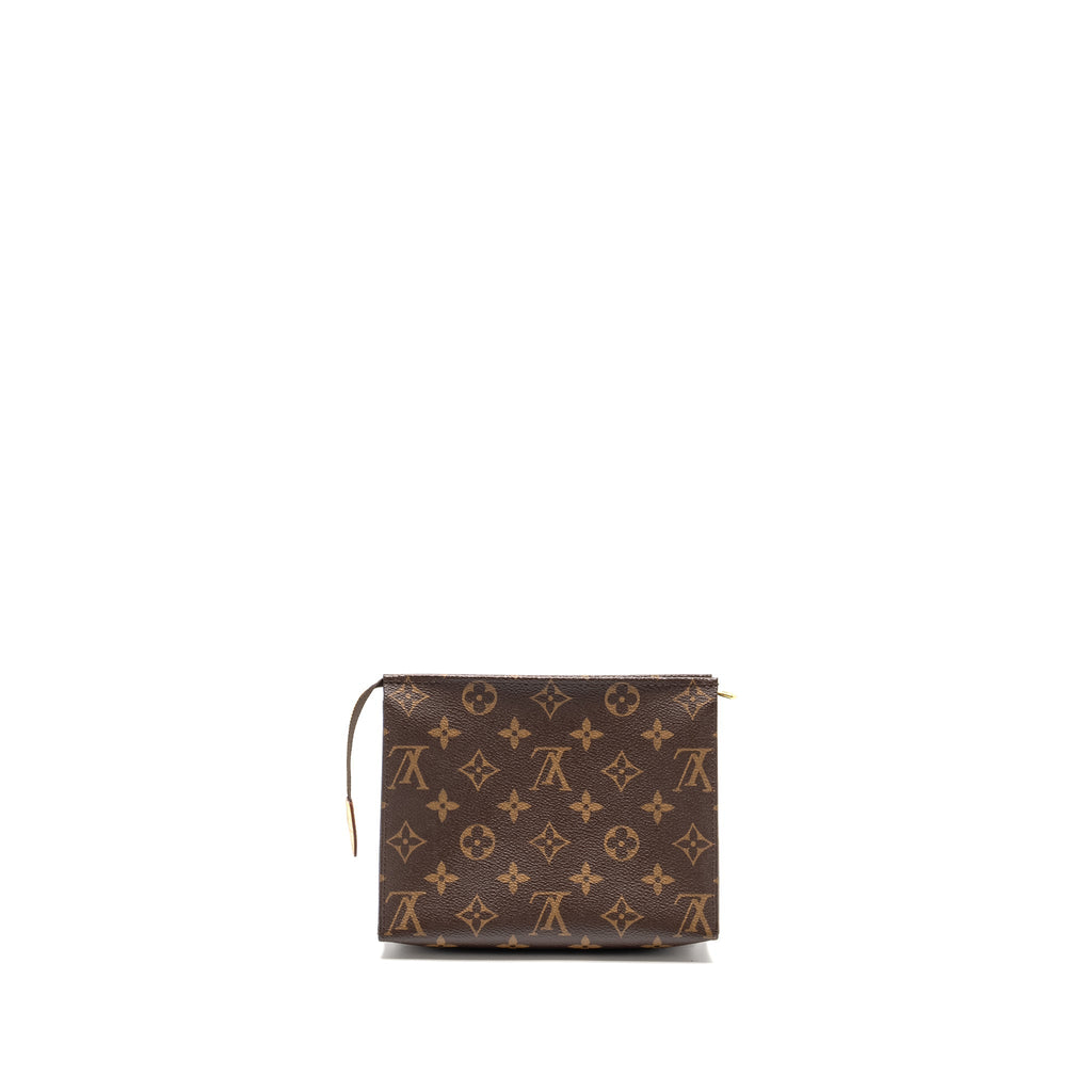 LOUIS VUITTON POCHE TOILETTE 19 MONOGRAM CANVAS GHW