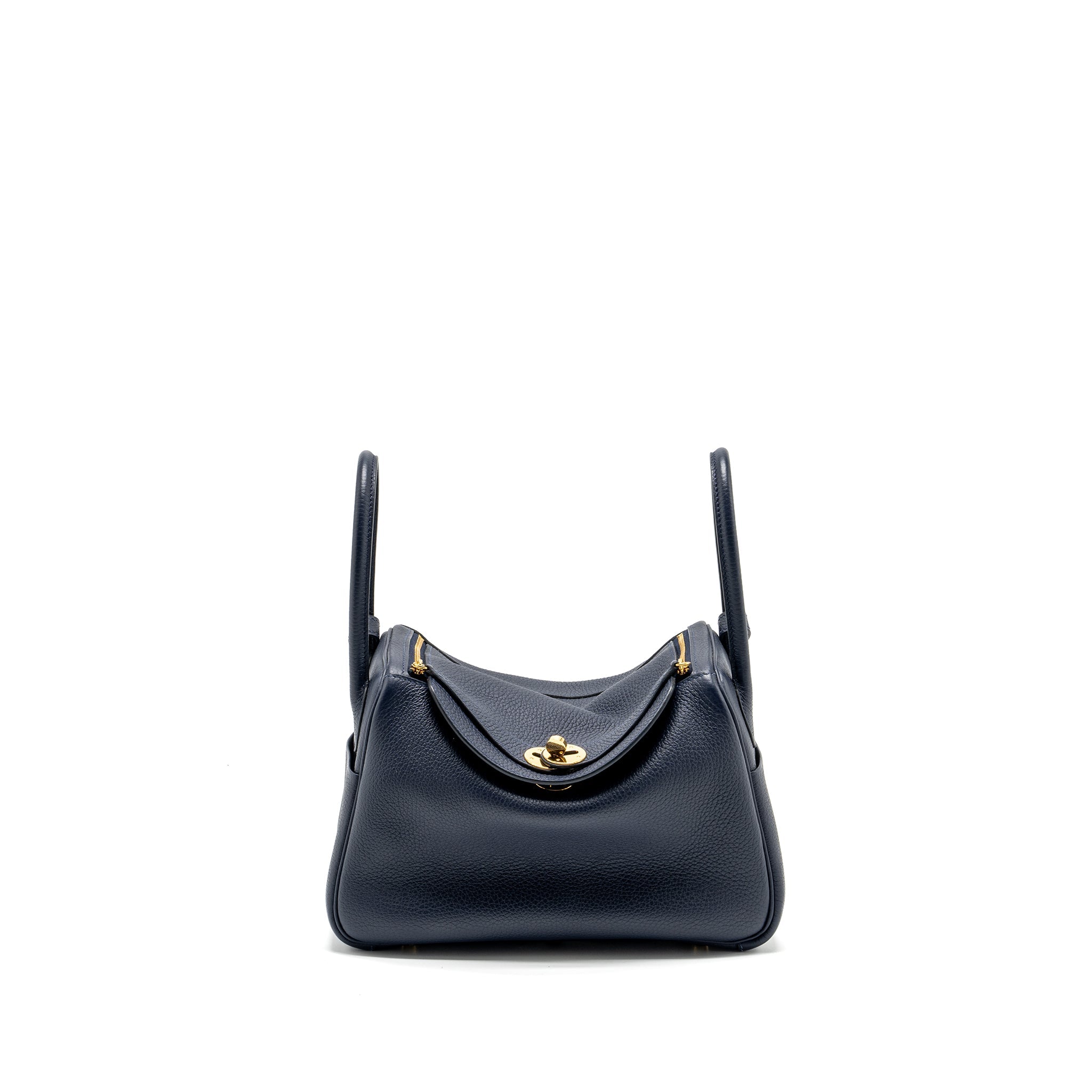 HERMES LINDY 26 CLEMENCE BLUE NUIT GHW