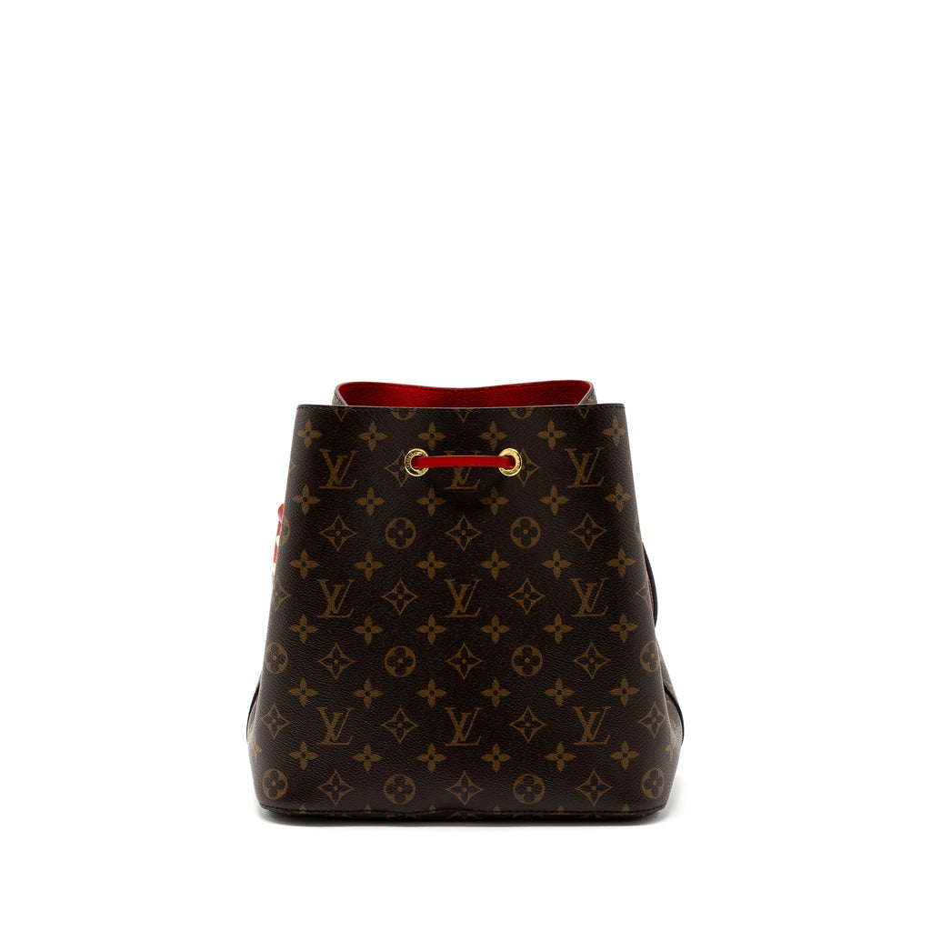 LOUIS VUITTON NEONOE MONOGRAM CANVAS / RED GHW
