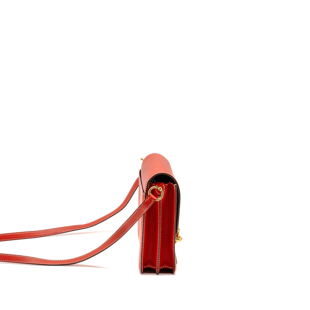 HERMES ROULIS 23 EVERCOLOR ROUGE TOMATE GHW