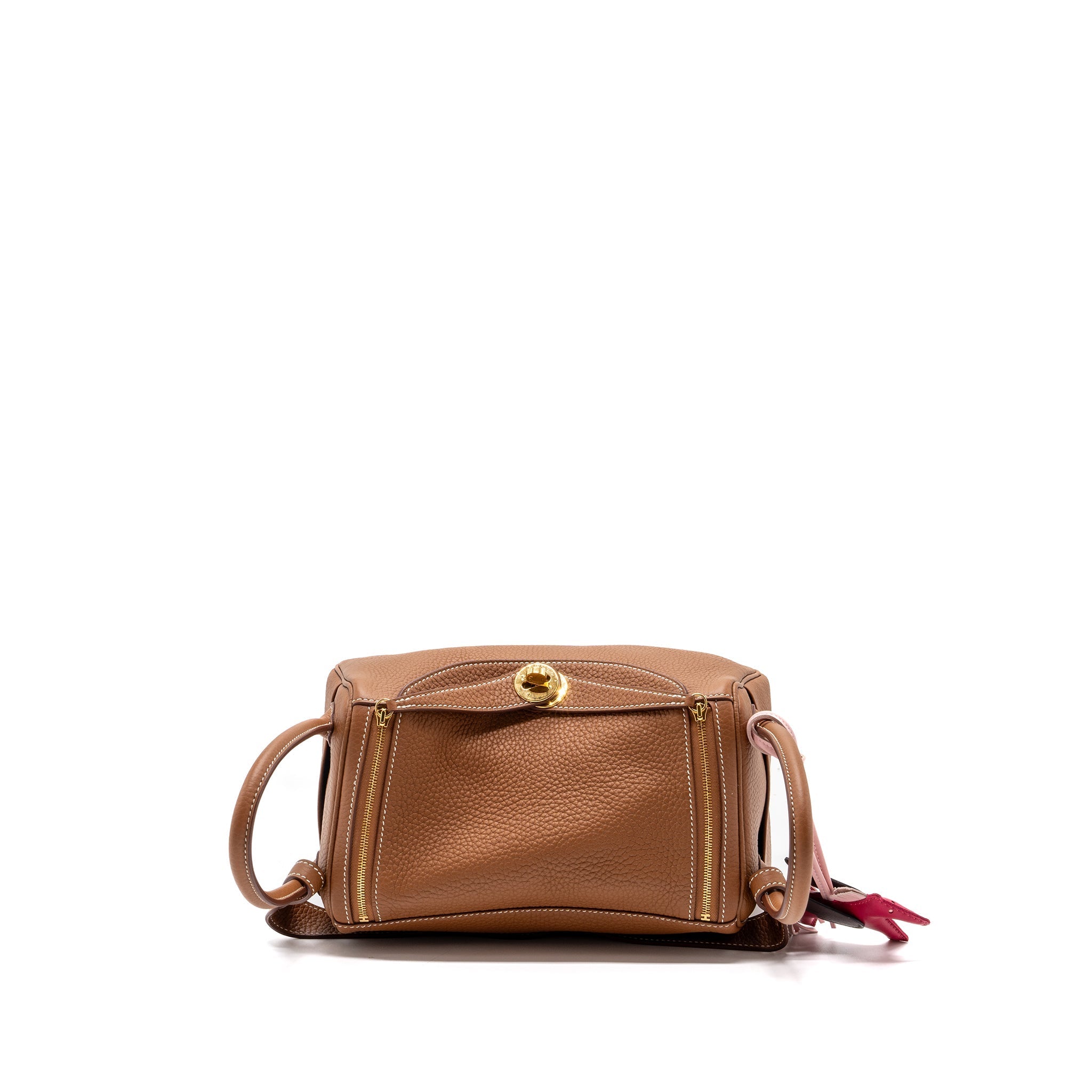 HERMES LINDY 26 CLEMENCE GOLD WITH GHW
