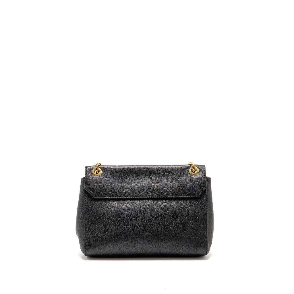 LOUIS VUITTON VAVIN PM MONOGRAM EMPREINTE LEATHER BLACK GHW