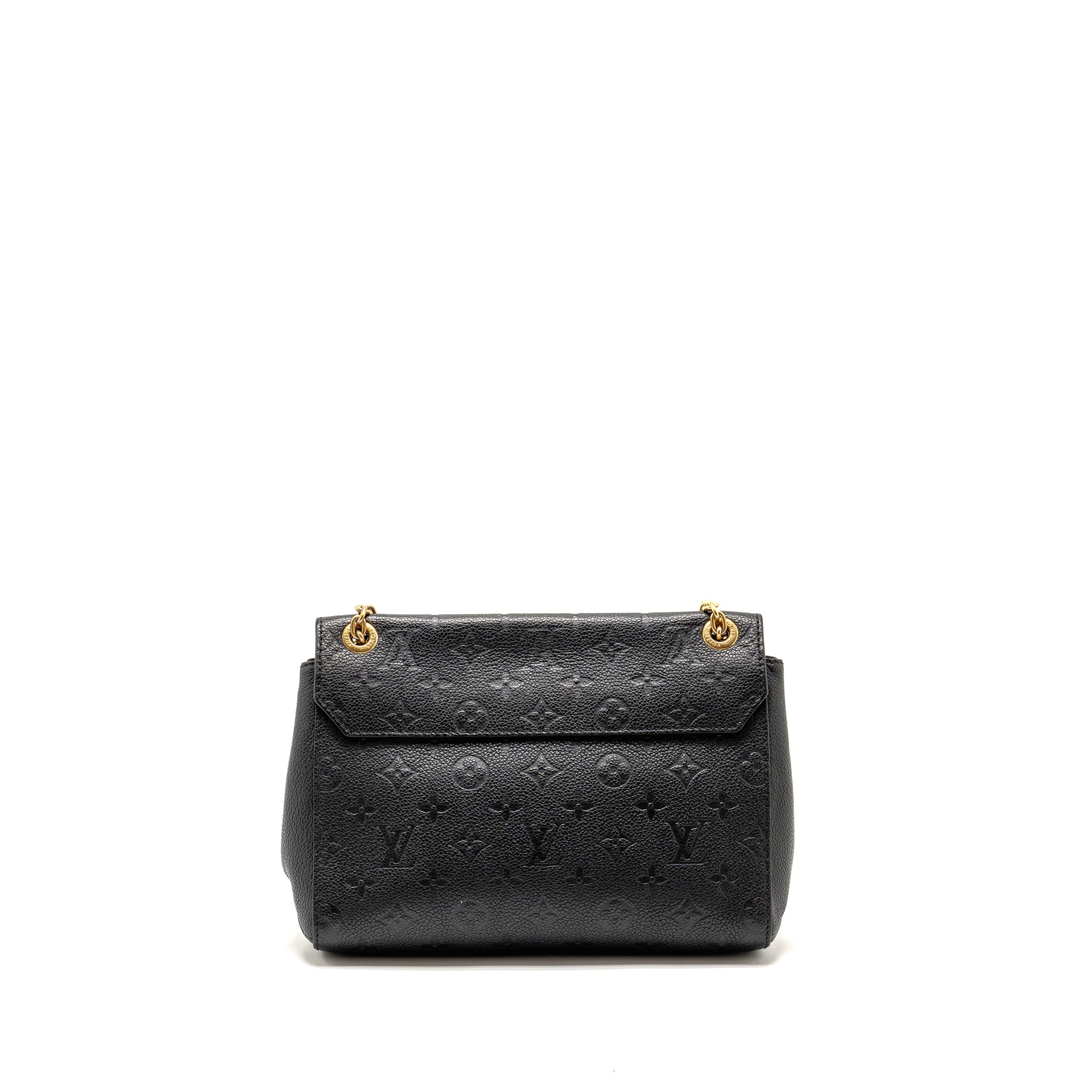 LOUIS VUITTON VAVIN PM MONOGRAM EMPREINTE LEATHER BLACK GHW