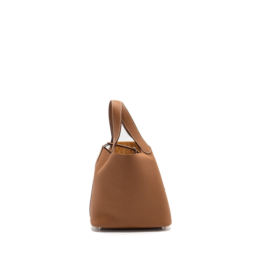 HERMES PICOTIN 18 LOCK BAG CLEMENCE GOLD SHW