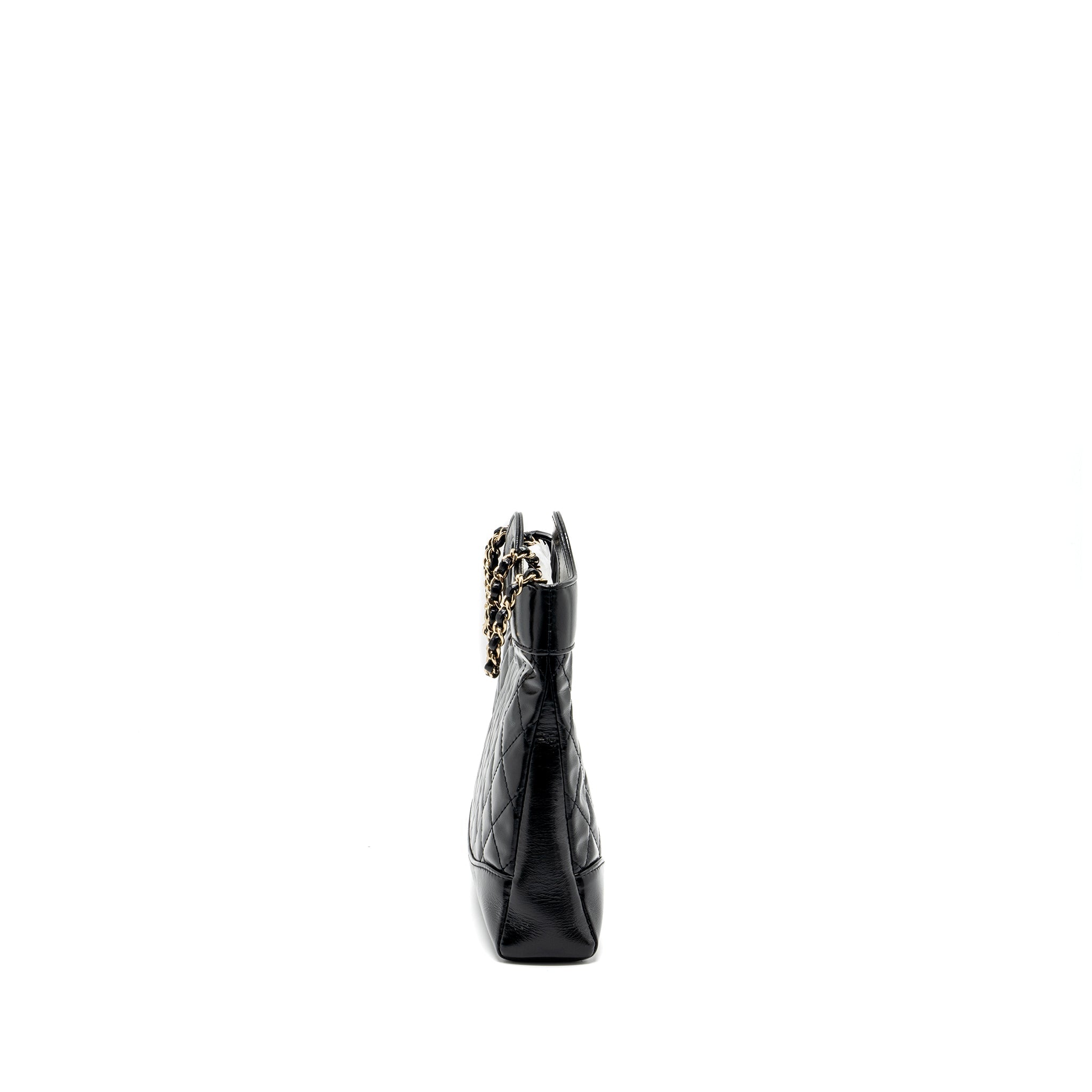 CHANEL 23C MINI 31 BAG SHINY CALFSKIN BLACK LGHW (MICROCHIP)