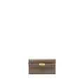 HERMES KELLY LONG WALLET EPSOM ETOUPE GHW