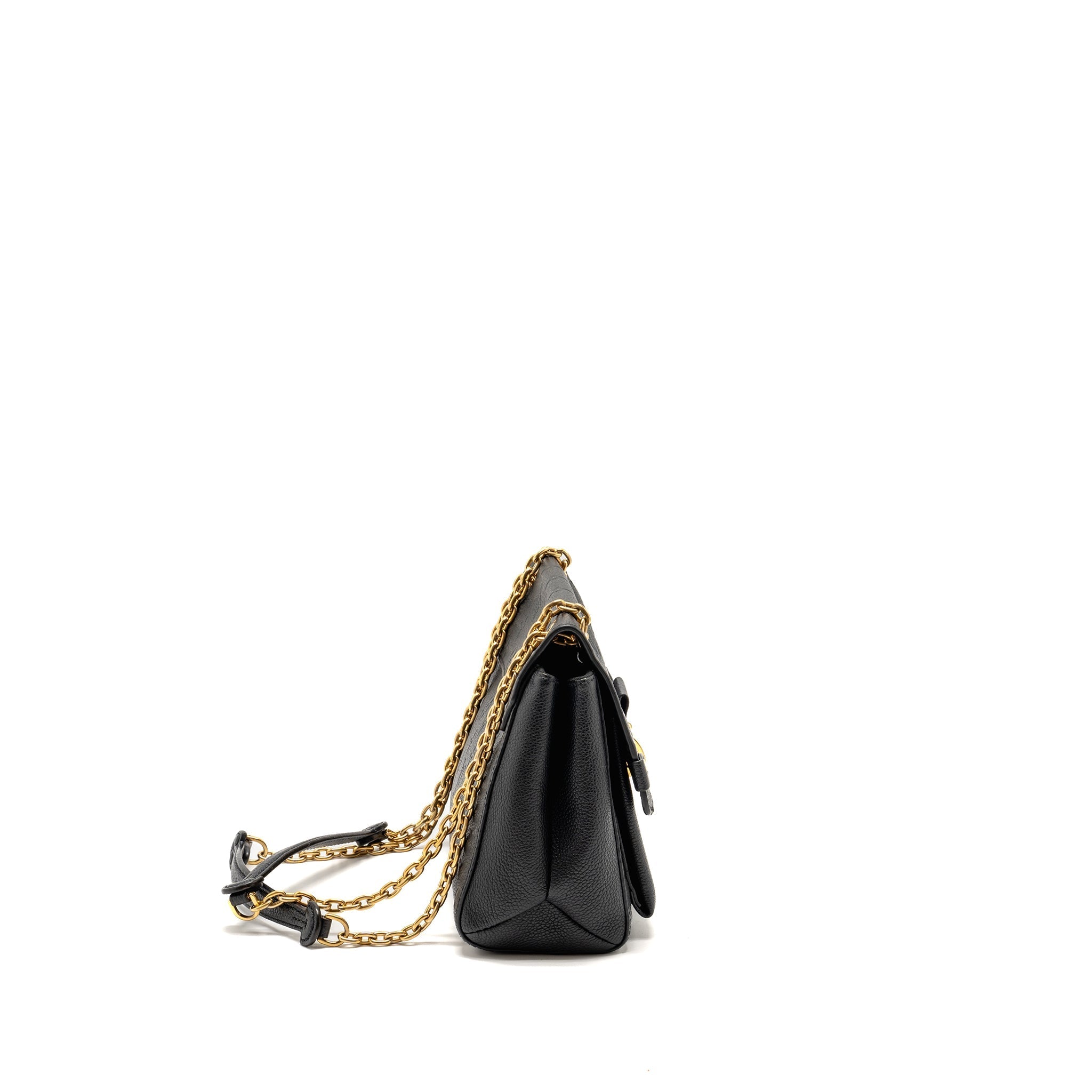LOUIS VUITTON VAVIN PM MONOGRAM EMPREINTE LEATHER BLACK GHW