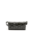 BOTTEGA VENETA CASSETTE CROSSBODY BAG LAMBSKIN DARK GREEN RUTHENIUM SHW