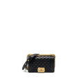CHANEL SMALL BOY BAG SMOOTH CALFSKIN BLACK GHW(MICROCHIP)