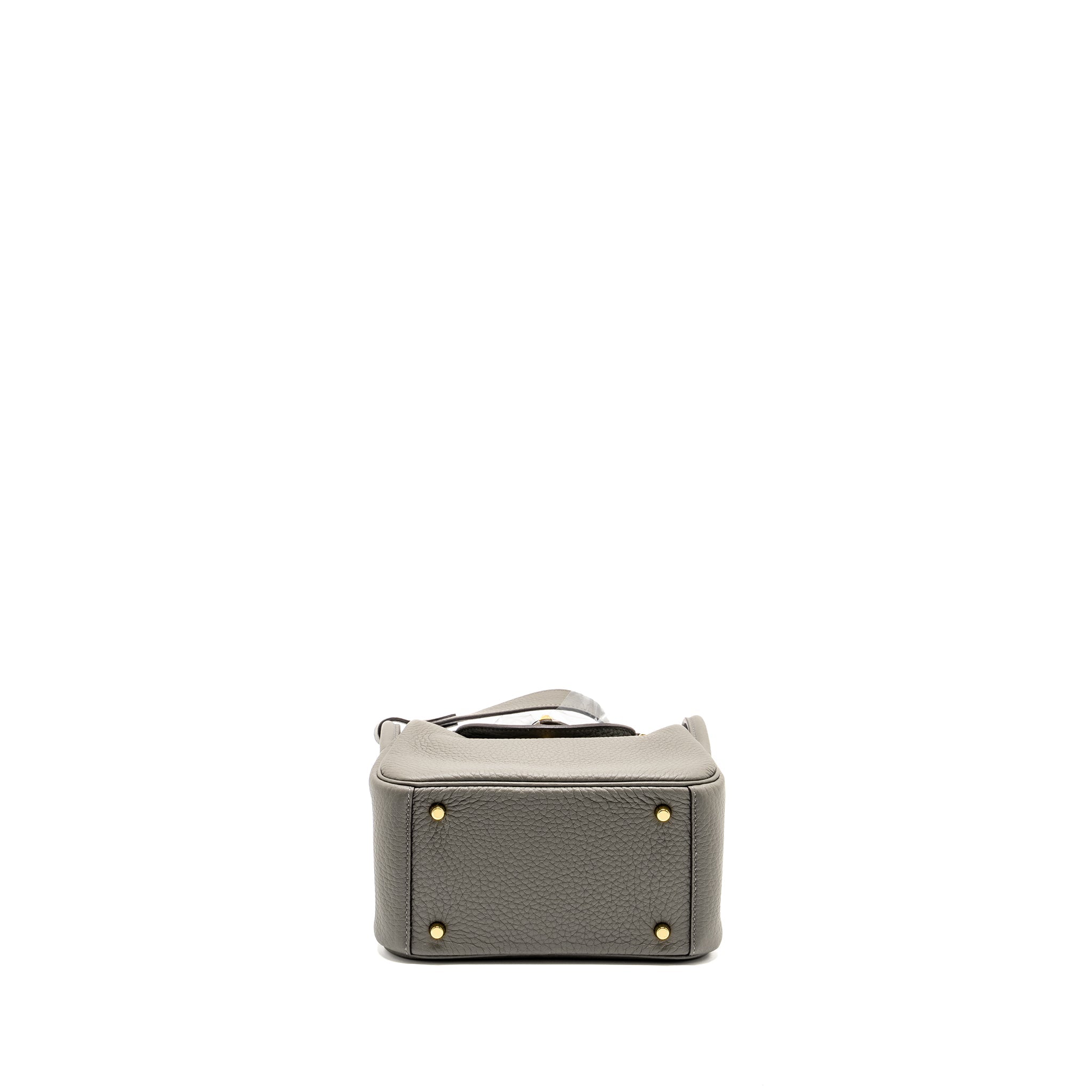 HERMES MINI LINDY CLEMENCE GRIS MEYER GHW