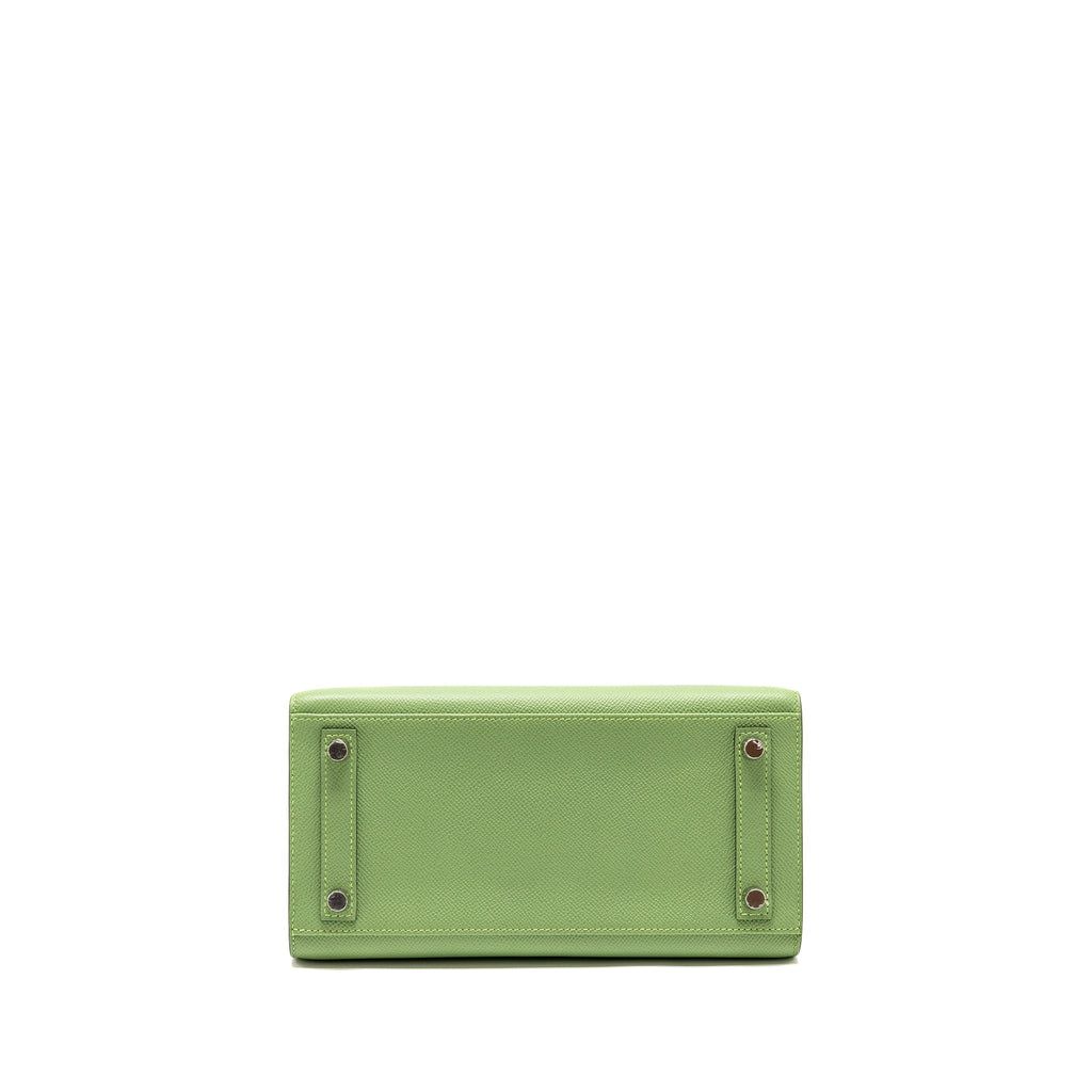HERMES BIRKIN 25 EPSOM VERT CRIQUET SHW