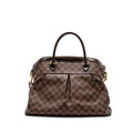LOUIS VUITTON TREVI GM HANDBAG DAMIER EBENE GHW