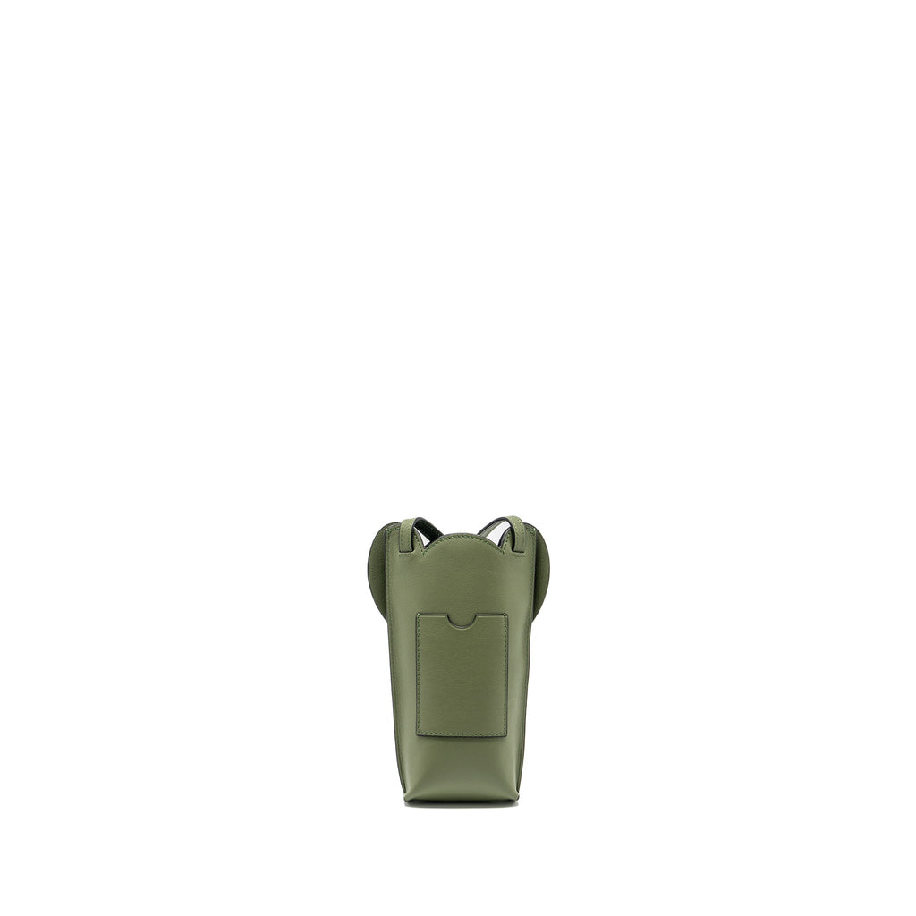 LOEWE ELEPHANT POCKET CALFSKIN AVOCADO GREEN