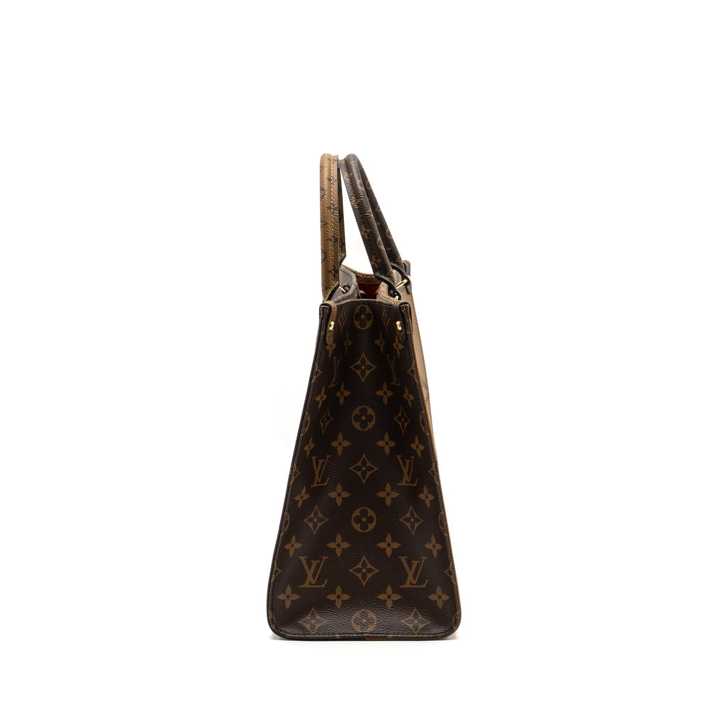 LOUIS VUITTON ONTHEGO MM MONOGRAM CANVAS GHW