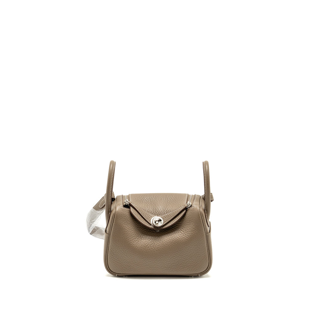 HERMES MINI LINDY II CLEMENCE ETOUPE SHW