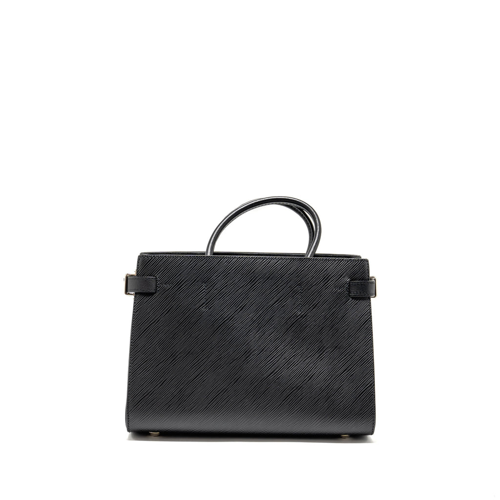 LOUIS VUITTON TWIST TOTE BAG EPI BLACK SHW