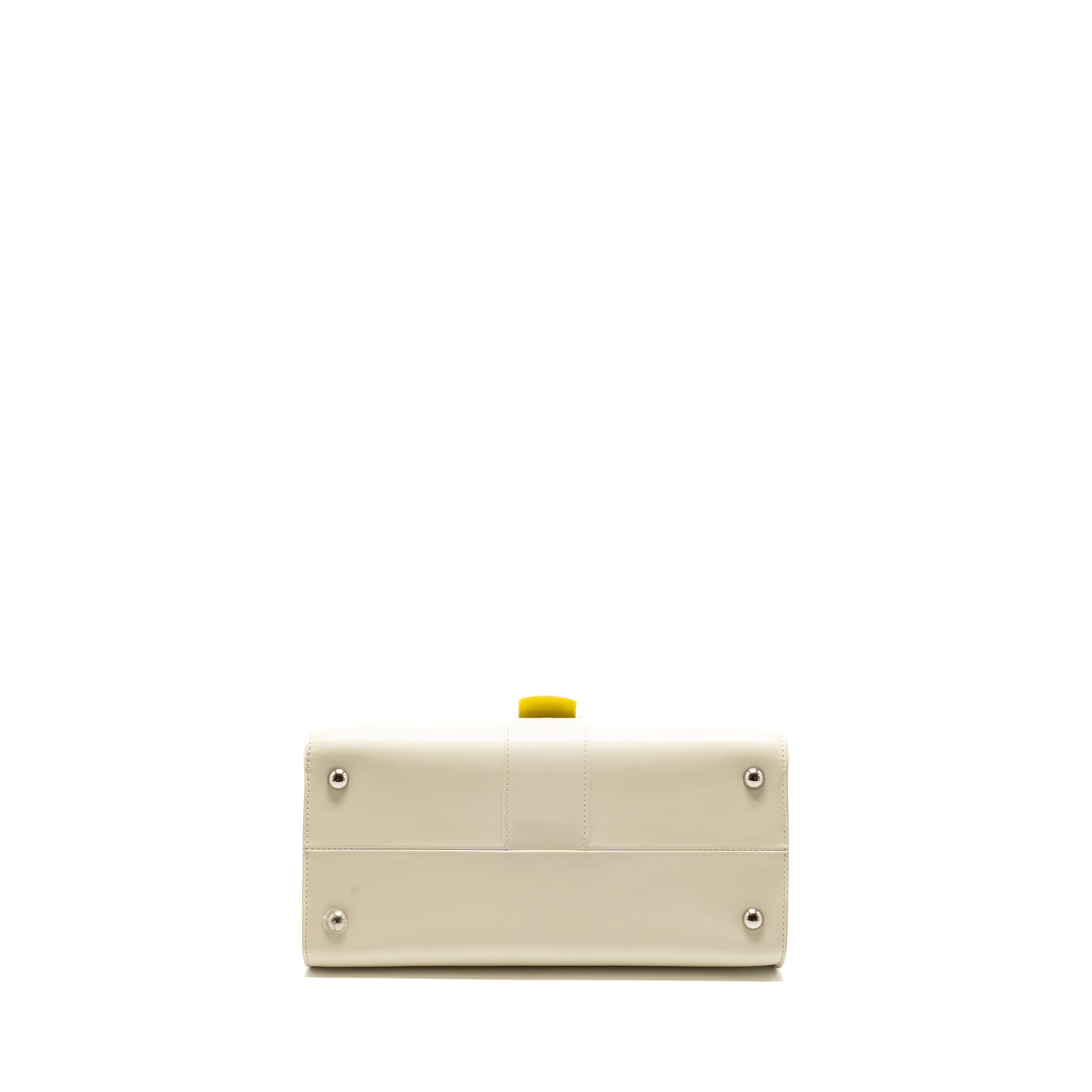 DELVAUX BRILLIANT MM MAGIC BOX CALFSKIN WHITE/MULTICOLOUR SHW