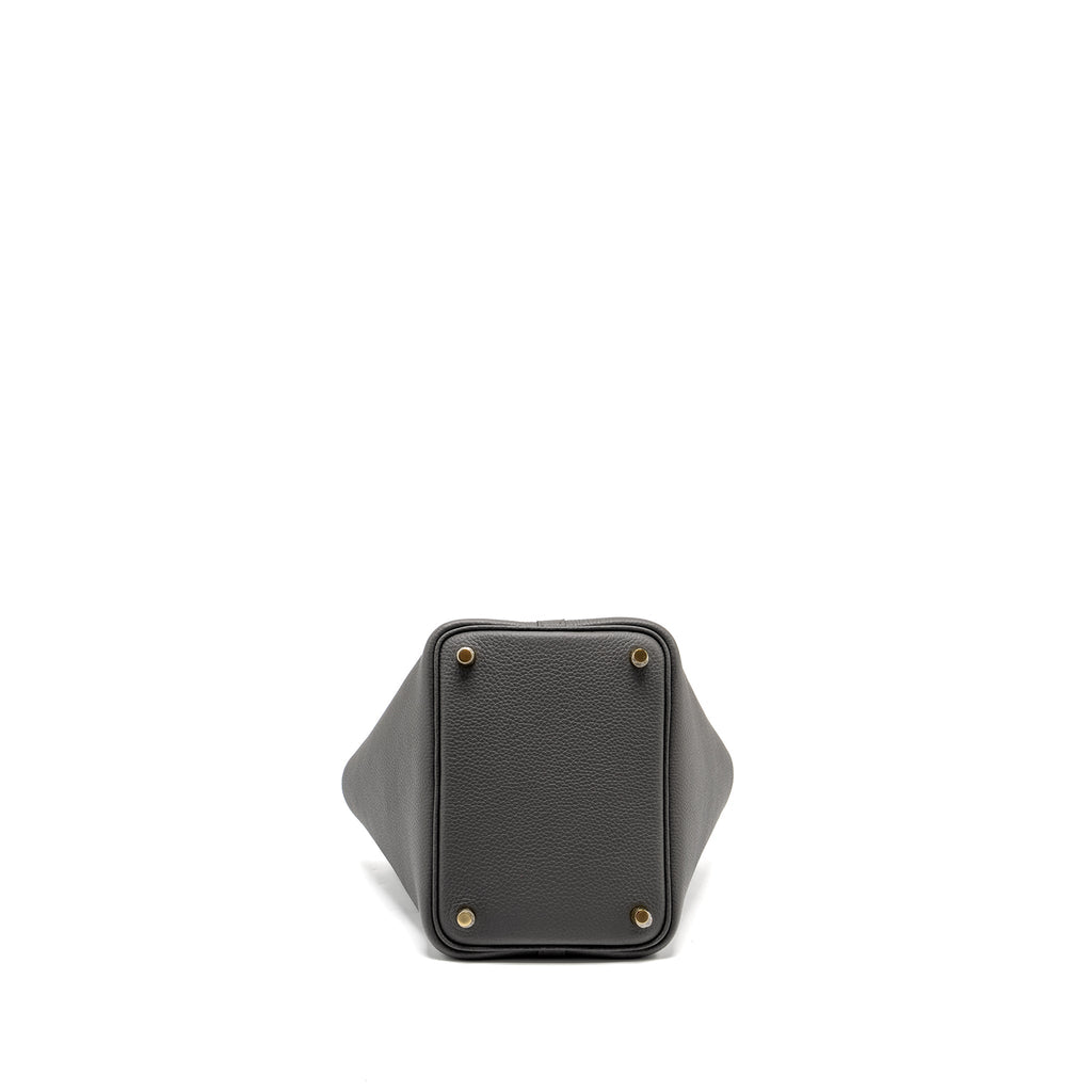 HERMES PICOTIN 18 LOCK BAG TARUILLON MAURICE GRAPHITE GHW