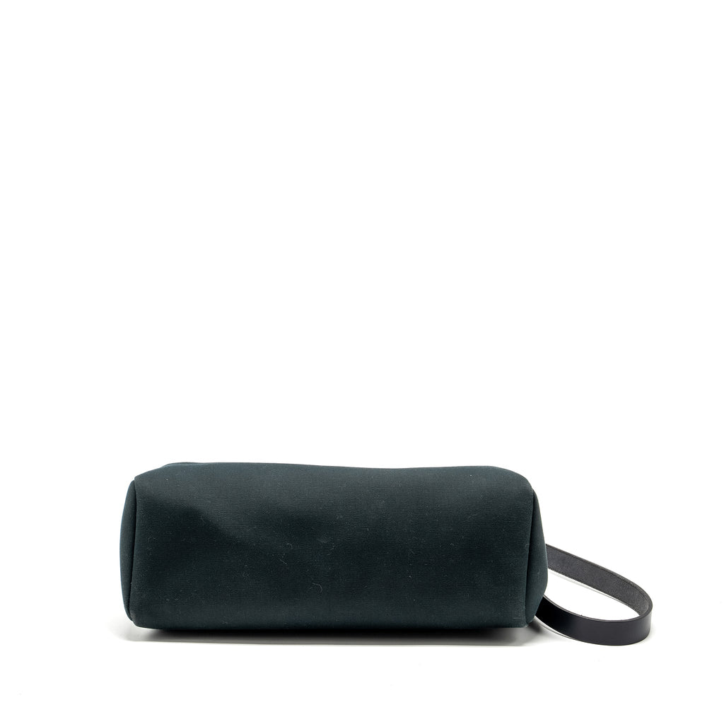 HERMES HERBAG 31 ZIP BAG CANVAS / HUNTER VERT CYPRES / VERT OLIVE / BLUE INDIGO SHW