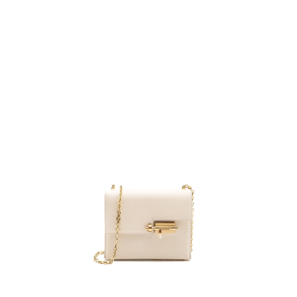 HERMES MINI VERROU CHEVRE MYSORE NATA LGHW