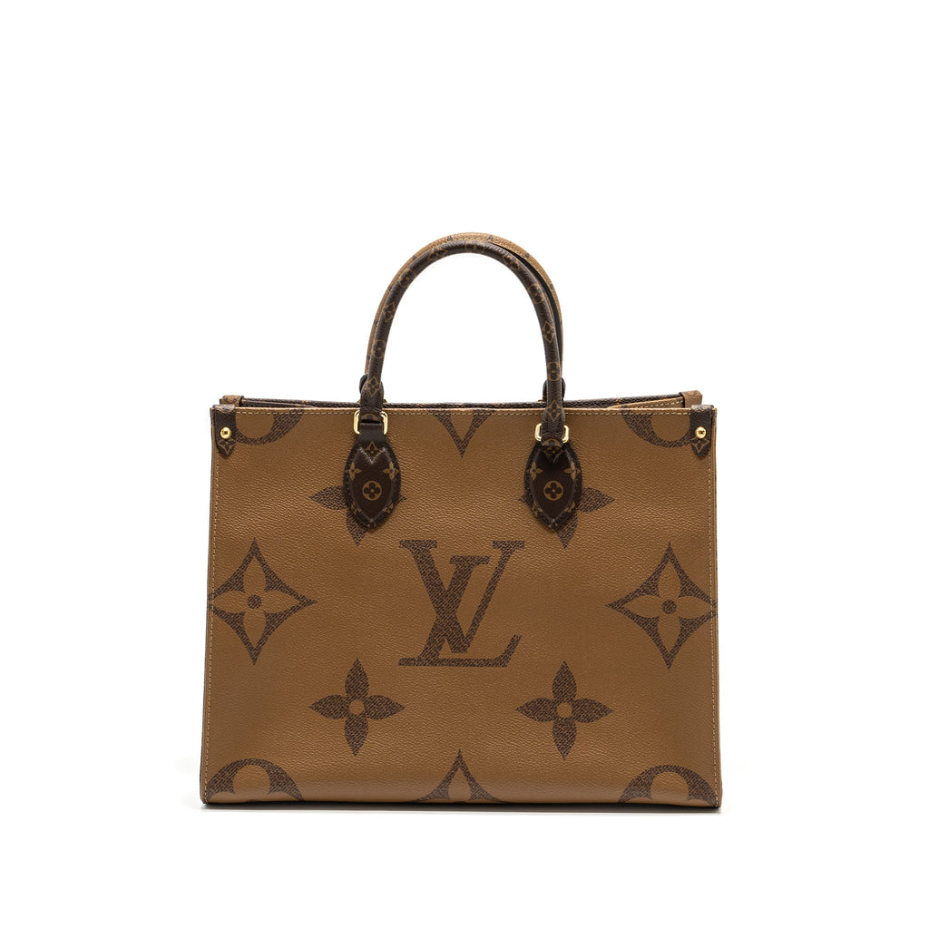 LOUIS VUITTON ONTHEGO MM MONOGRAM CANVAS GHW