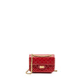 CHANEL MINI 2.55 REISSUE FLAP BAG AGED CALFSKIN RED GHW