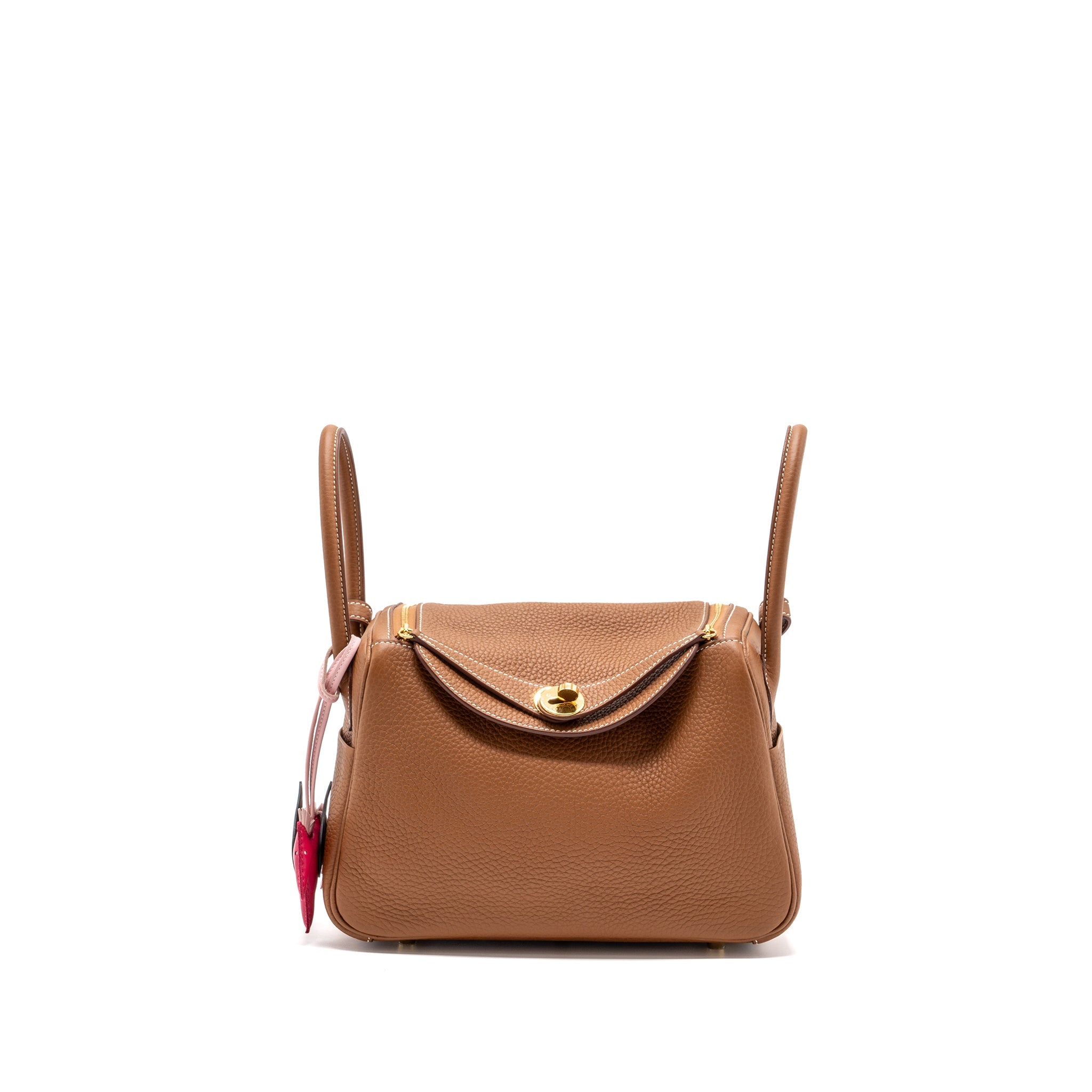 HERMES LINDY 26 CLEMENCE GOLD WITH GHW