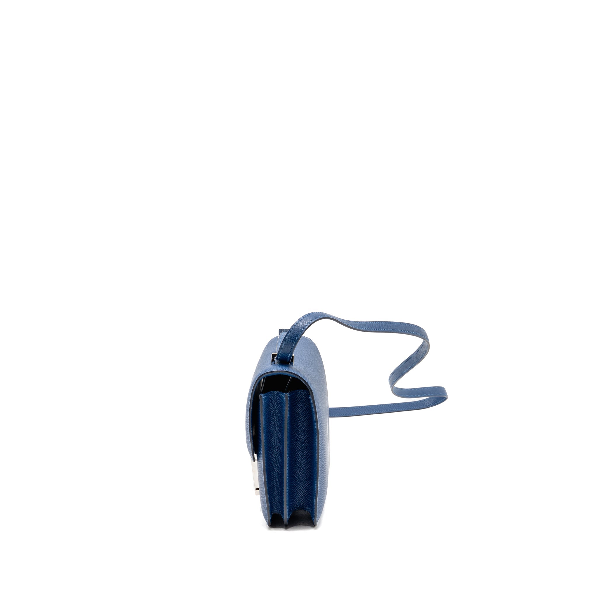 HERMES MINI CONSTANCE EPSOM P5 BLEU TIE SHW