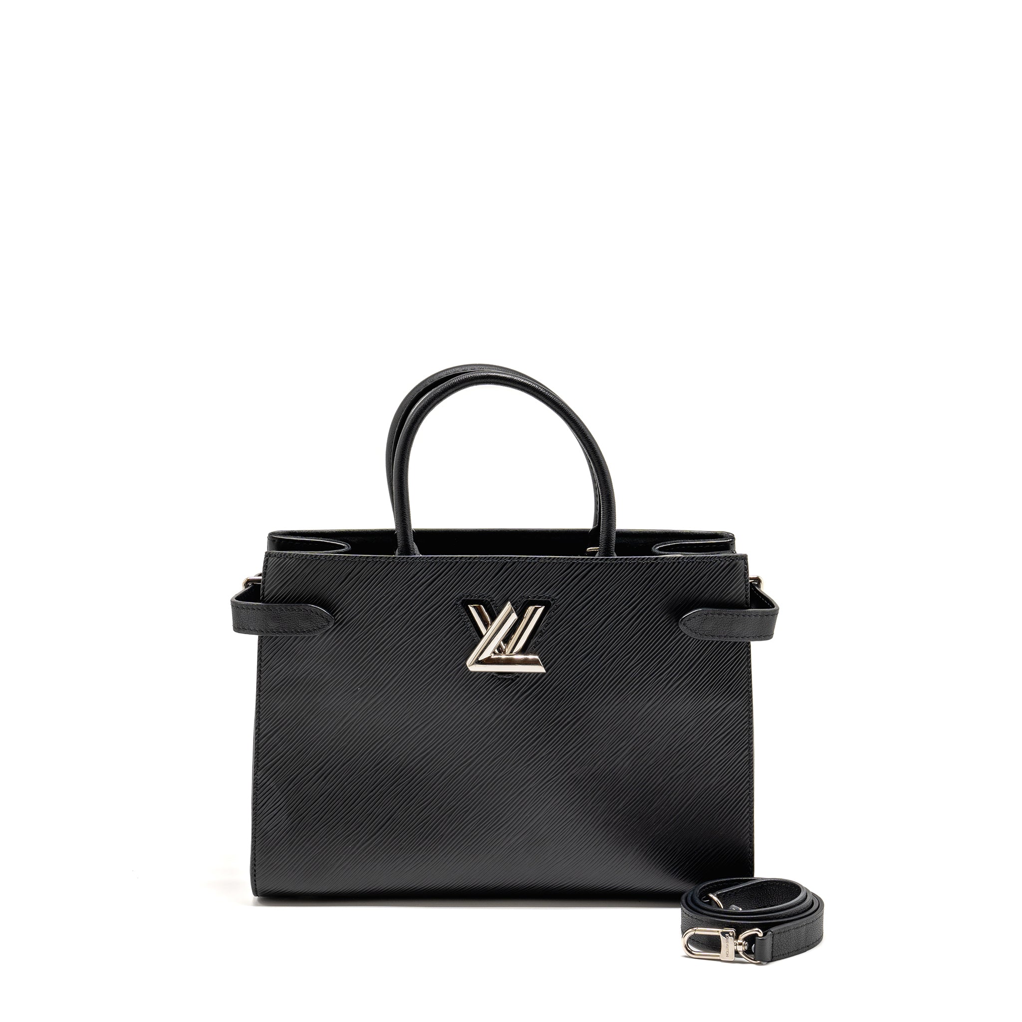 LOUIS VUITTON TWIST TOTE BAG EPI BLACK SHW