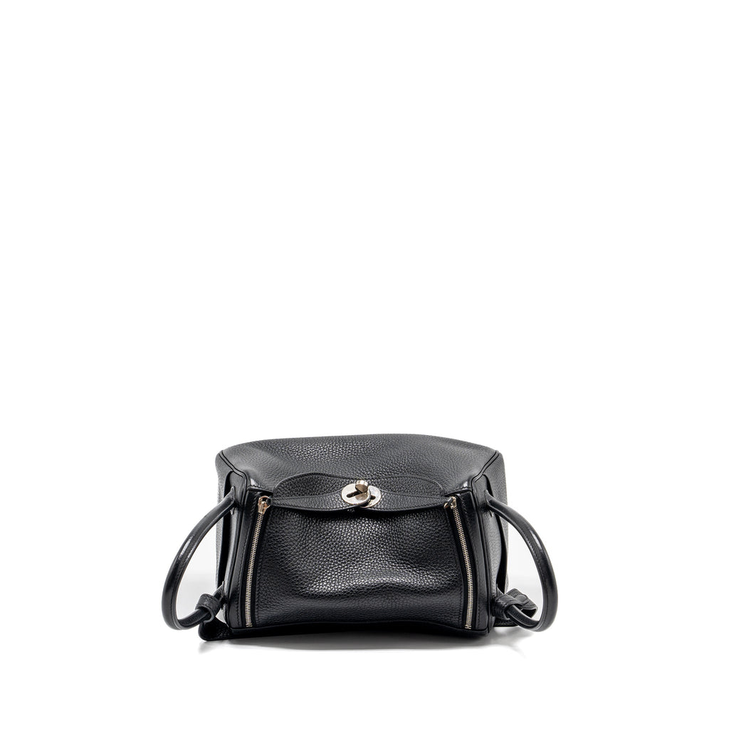 HERMES LINDY 26 CLEMENCE BLACK/TOFFEE SHW