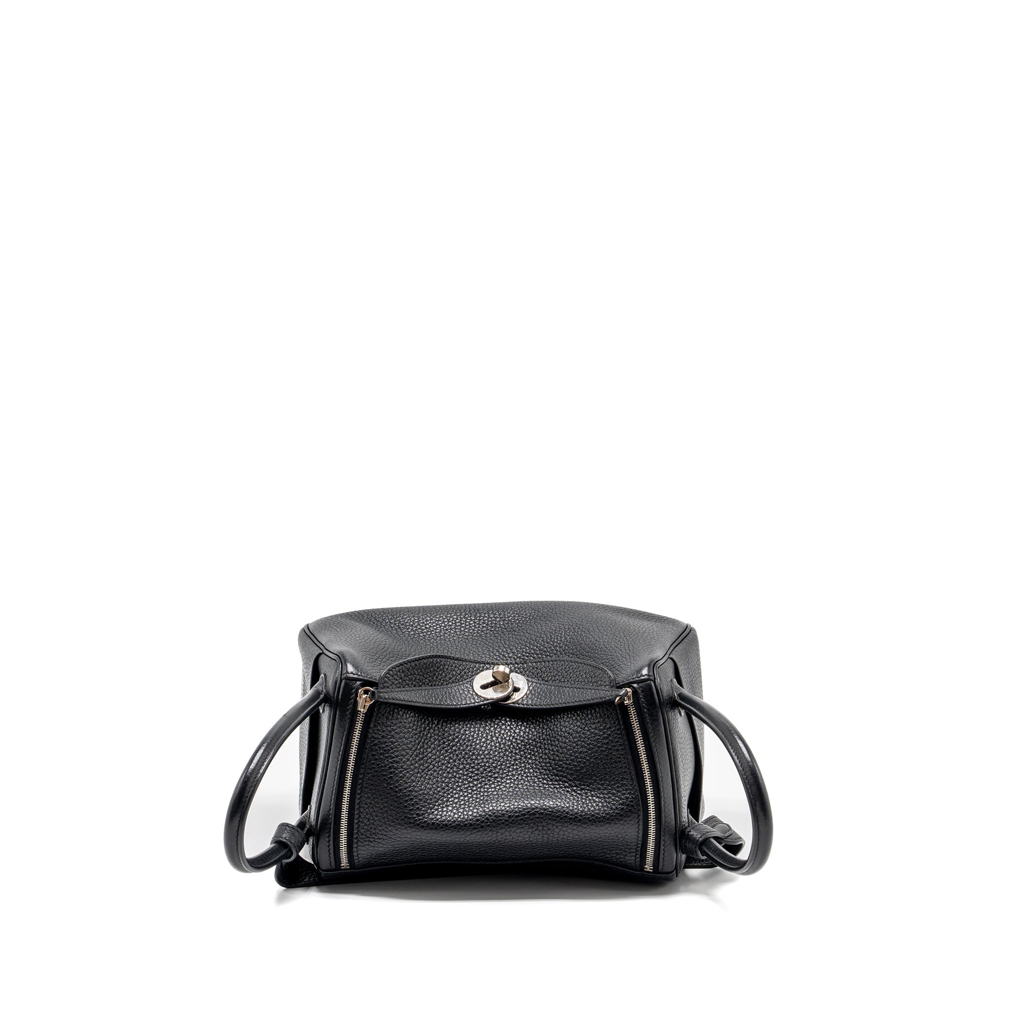 HERMES LINDY 26 CLEMENCE BLACK/TOFFEE SHW