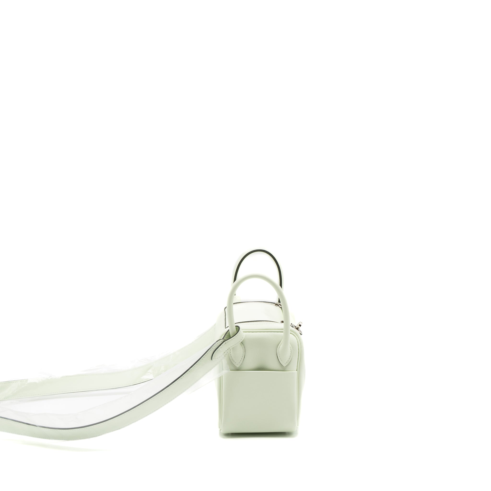 HERMES MINI LINDY SWIFT VERT FIZZ SHW